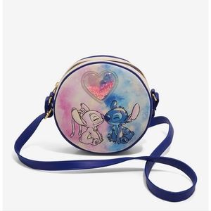 STITCH AND ANGEL CONFETTI VALENTINES CROSSBODY